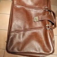 valigia cuoio vintage
