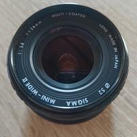 Obiettivo Sigma Mini Wide II 28mm f2.8 Nikon mount