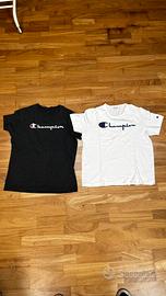 Lotto 2 T‑shirt Champion taglia M