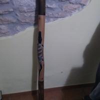 Didjeridu Originale Australiano in legno d'Eucalip