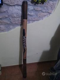 Didjeridu Originale Australiano in legno d'Eucalip