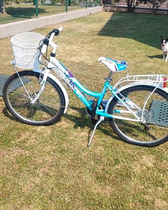 bici bambina in alluminio come nuova