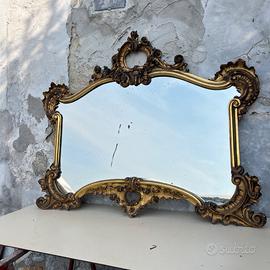 Specchiera Specchio Antico Barocco Oro - Cornice
