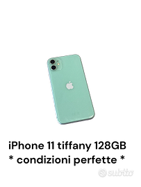 iPhone 11 verde acqua - 128 GB (perfetto)