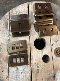 Placche in ottone per serie bticino magic