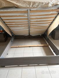 Letto matrimoniale contenitore