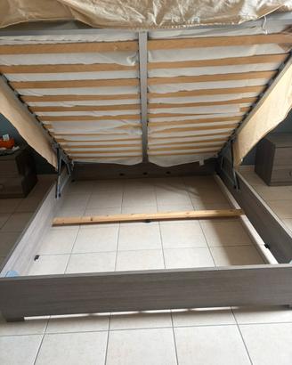 Letto matrimoniale contenitore