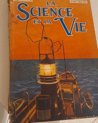 3 riviste francesi del 1926 La science et la vie