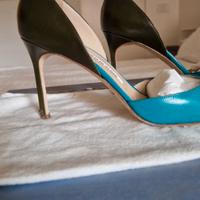 manolo blahnik décolleté bicolor 