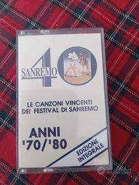 musicassetta canzoni  vincenti festival San remo 