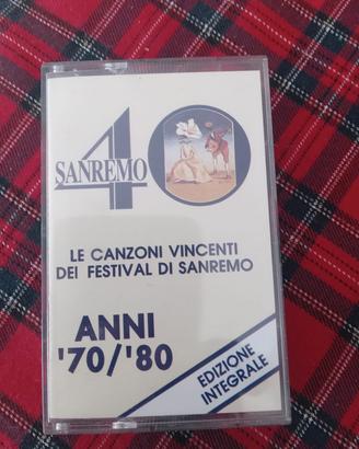 musicassetta canzoni  vincenti festival San remo 