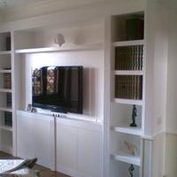 Librerie-pareti attrezzate
