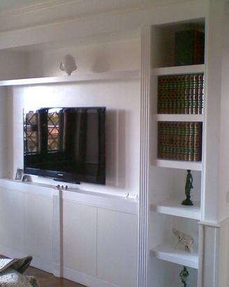 Librerie-pareti attrezzate