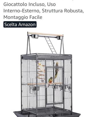 gabbia per pappagalli 