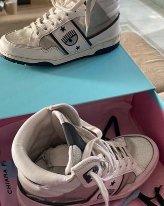 Sneakers alte Chiara Ferragni glitter tg 37 (Full