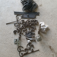 Accessori in acciaio per cancello o ringhiera