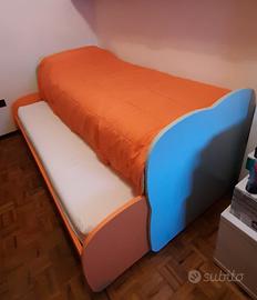 Struttura 2 letti scorrevoli a scomparsa 