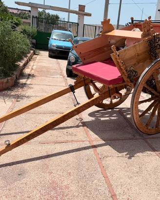 Carretto Siciliano Artistico scolpito a mano