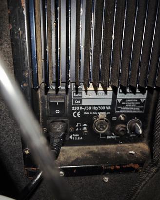 Cassa proel + mixer phonic made in usa