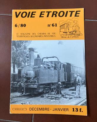 rivista treni voie étroite 61 scartamento ridotto