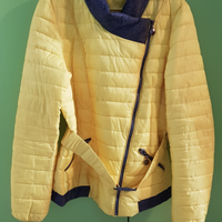 Giubbotto trapuntato donna giallo