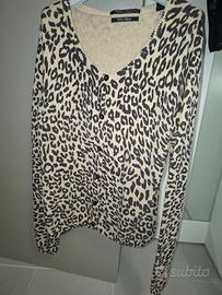 Cardigan donna leopardato