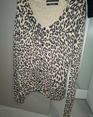 Cardigan donna leopardato