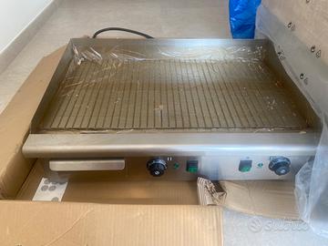 Barbecue professionale elettrico piastra plancha