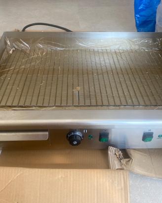 Barbecue professionale elettrico piastra plancha