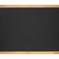 Lavagna con cornice in legno