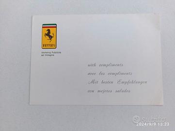 FERRARI CARTOLINA