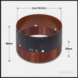 Bobina woofer subwoofer ricambio diametro 99.5mm