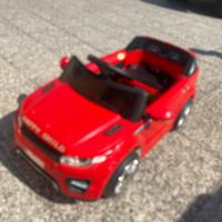 auto elettrica per bambini range rover