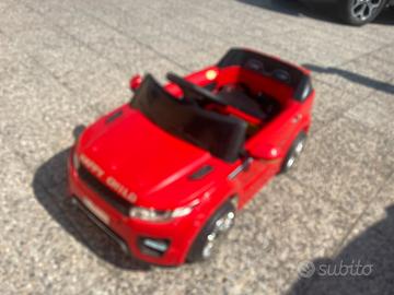 auto elettrica per bambini range rover