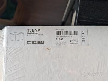 Scatole di cartone bianche Ikea Tjena