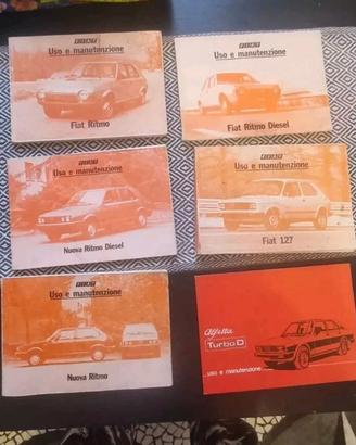 LIBRI USO E MANUTEZIONE FIAT RITMO - FIAT 127
