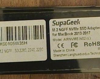 SupaGeek M.2 NVMe SSD Adapter Card