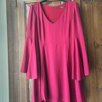 Vestito Nadine rosso bordeaux tg 44