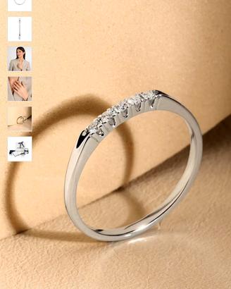 anello donna in oro e diamanti