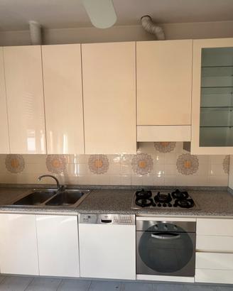 Cucina lineare “CAMAGNI” bianco lucido