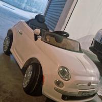 macchina bimbi fiat 500 elettrica 
