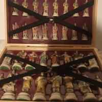 Scacchi. Set Re Artu' e Cavalieri  tavola Rotonda.