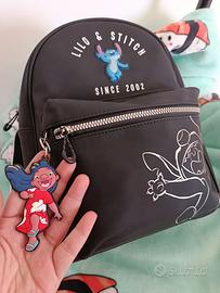 Zaino Disney Stitch e Lilo nero resistente acqua