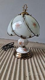 Lampada in ceramica e vetro