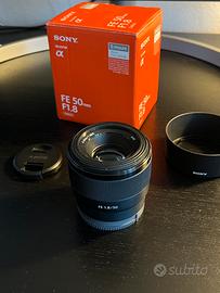 Obbiettivo Sony 50mm 1.8