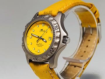 Orologio Diver Lotus in Titanio Vintage Giallo