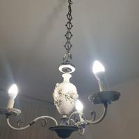 Lampadario a tre luci stile veneziano