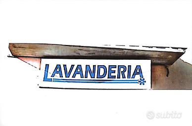 Insegna per lavanderia gratis, da smontare.