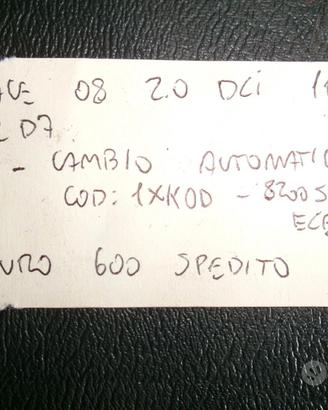 Cambio automatico renault espace 2008 2.0 dci