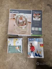 Dondolo, sacco nanna e walkie talkie